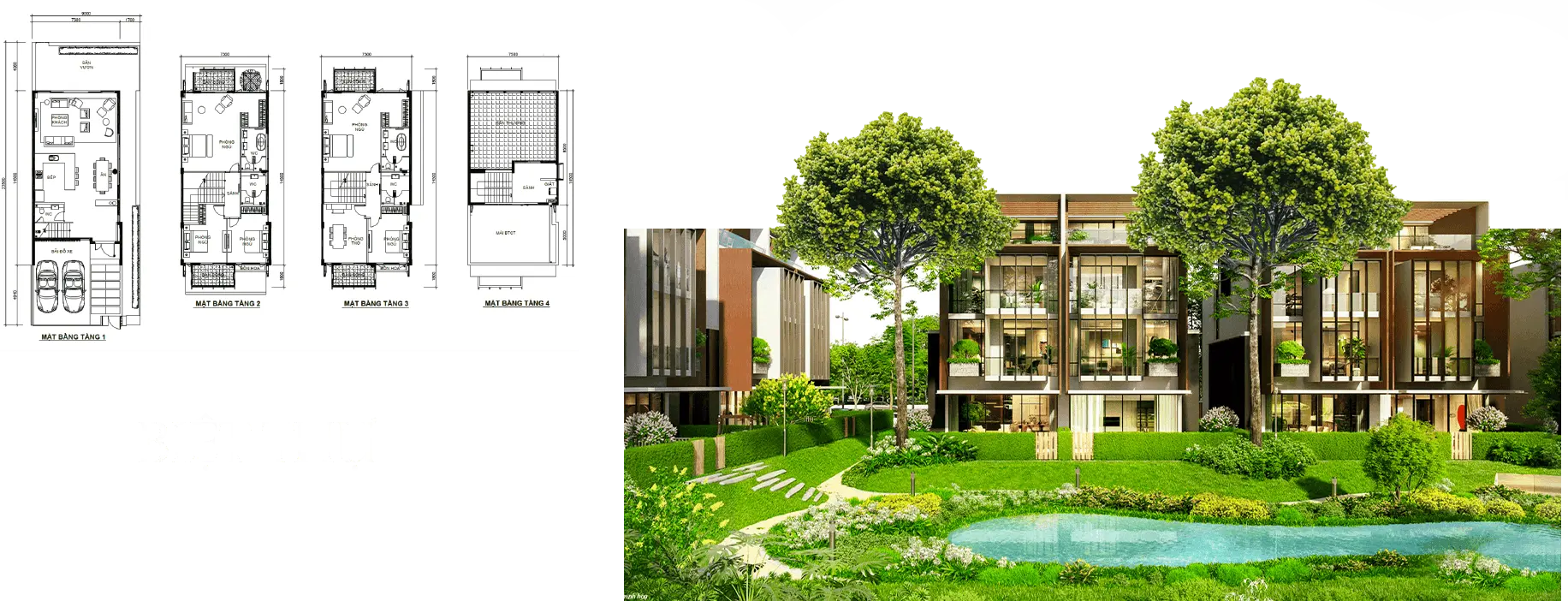 Biệt thự song lập Senturia An Phú